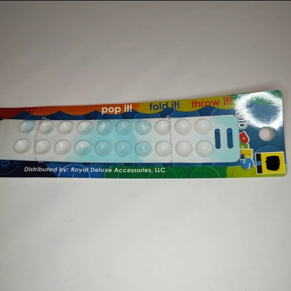 Lot of 3 Royal Deluxe Accessories, LLC Squid Pops Toy Fidget Push Fold Throw Fun - Picture 5 of 11